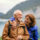 A retired couple enjoys retirement by traveling